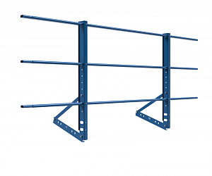 Ограждение кровли "РОЛЛЕД+" ОЦ H=900 L=2000мм с 1-ой доп. трубой (труба 40х20) ГОСТ 53254-2009