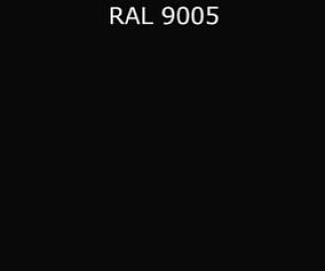 Гладкий лист RAL 9005 0.35