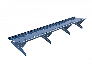 Переходной мостик ОЦ ROLLED+ 350 L=2470мм (4 опоры) ГОСТ