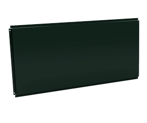 Фасадная кассета 1160х530 открытого типа, толщина 0,7 мм, RAL 6005 (Зеленый мох)