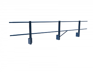 Ограждение кровли ROLLED парапетное сборное ZN H=600мм L=3000мм