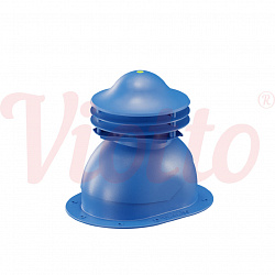 Универсальный выход вентиляции для готовой мягкой и фальцевой кровли Viotto сигнально-синий (RAL 5005)