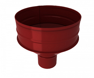 Водосборная воронка, диаметр 130 мм, RAL 3005 (Винно-красный)