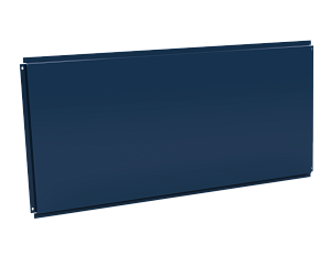 Фасадная кассета 1160х530 открытого типа, толщина 1 мм, RAL 5005 (Сигнальный синий)