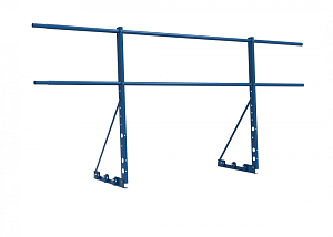 Ограждение DECO с Фальцевым креплением ОЦ H=900 L=2000мм с 2-я трубами (ТУ)