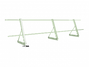 Ограждение кровли H=600мм L=3000мм Zn RAL 6019