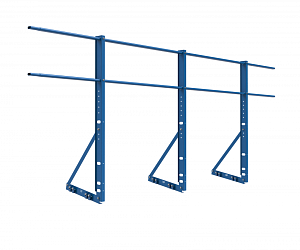 Ограждение кровли на фальц "РОЛЛЕД+" ХК H=1200 L=3000мм (труба 40х20)