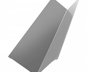 Угол внутренний металлический, длина 3 м, Порошковое покрытие, RAL 7004 (Сигнальный серый)