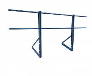 Ограждение кровли ROLLED Оптимальное Универсальное H=900мм L=2000мм с 2-я трубами