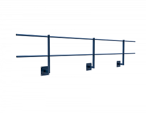 Ограждение кровли ROLLED парапетное сварное угловое H=600мм L=3000мм