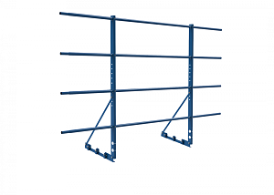 Ограждение DECO с Фальцевым креплением ОЦ H=1200 L=2000мм с 4-я трубами (ТУ)