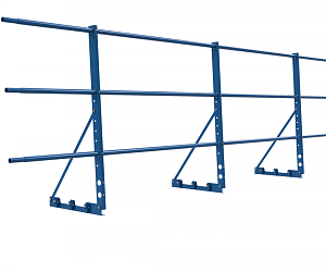 Ограждение DECO с Фальцевым креплением ОЦ H=900 L=3000мм с 3-я трубами (ТУ)