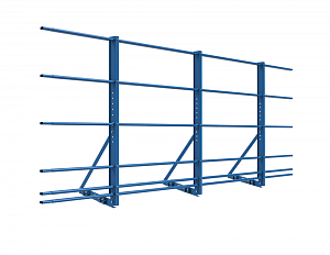 Ограждение кровли на фальц "РОЛЛЕД+" ОЦ H=1200 L=3000мм со снегозадержанием с 2-я доп. трубами (труба 40х20)