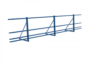 Ограждение DECO ОЦ универсальное H=600 L=3000мм с 2-я доп. трубами (ТУ)