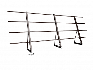 Ограждение кровли H=1200мм L=3000мм Оптимальное RAL 8017 (3 Трубы)