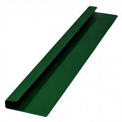 Джи-профиль, длина 1.25 м, Порошковое покрытие, RAL 6005 (Зеленый мох)