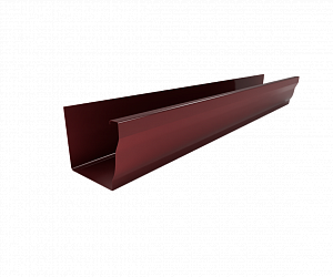 Желоб водосточный прямоугольный, длина 2.5 м., RAL 3011 (Коричнево-красный)