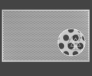 Перфорированный лист ROLLED (08ПС)+Zn Rv 5/9 0,7/1000/2000