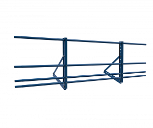 Ограждение кровли ROLLED Универсальное Эконом H=600мм L=2000мм со снегозадержанием