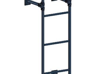 Лестница фасадная Эконом 1850мм