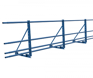 Ограждение DECO с Фальцевым креплением ОЦ H=600 L=3000мм с 2-я доп. трубами (ТУ)