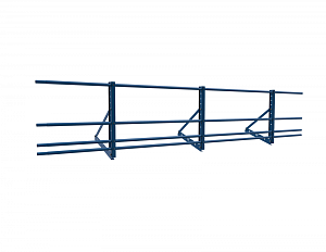 Ограждение кровли ROLLED Оптимальное Универсальное H=600мм L=3000мм со снегозадержанием