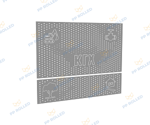 Лист ROLLED 08ПС+Zn Улыбка+КГХ (2 части) 0,50х1800х2300