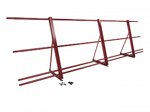 Ограждение кровли со снегозадержанием H=900мм L=3000мм Оптимальное RAL 3003