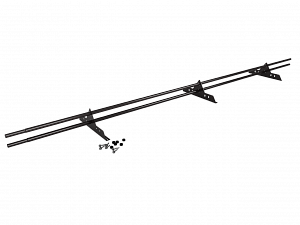 Снегозадержатель Трубчатый 25х2.0мм L=3000мм (3 Опоры) Zn RAL 8019