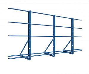 Ограждение кровли на фальц "РОЛЛЕД+" ХК H=1200 L=3000мм со снегозадержанием с 1-ой доп. трубой (труба 40х20)