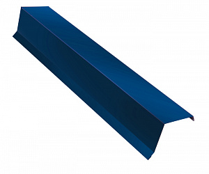 Планка ветровая, длина 2 м, Порошковое покрытие, RAL 5005 (Сигнальный синий)