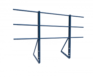 Ограждение кровли ROLLED Универсальное Эконом H=1200мм L=2000мм с 1-ой доп. трубой