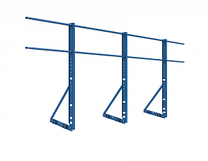 Ограждение кровли на фальц "РОЛЛЕД+" ОЦ H=1200 L=3000мм (труба 40х20)