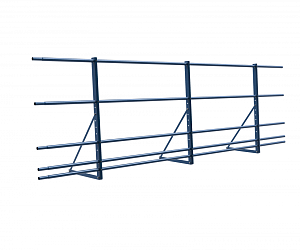Ограждение DECO Оптимальное H=900 L=3000мм с 5-ю трубами (ТУ)