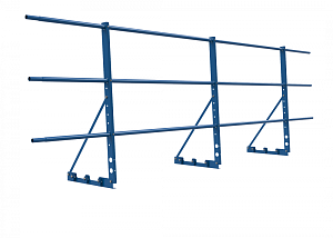 Ограждение DECO с Фальцевым креплением ОЦ H=900 L=3000мм с 3-я трубами (ТУ)