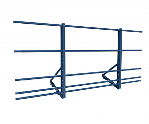 Ограждение ROLLED на Фальцевую кровлю Эконом H=900мм L=2000мм со снегозадержанием с 1-ой доп. трубой