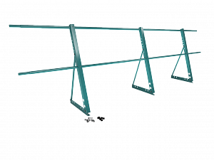 Ограждение кровли H=900мм L=3000мм Zn RAL 5021