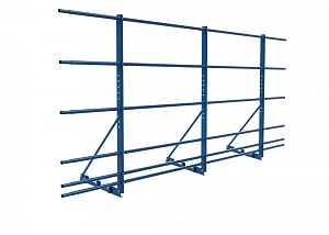 Ограждение DECO с Фальцевым креплением ХК H=1200 L=3000мм с 6-ю трубами (ТУ)