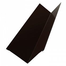 Угол внутренний металлический, длина 2 м, Порошковое покрытие, RAL 8019 (Серо-коричневый)