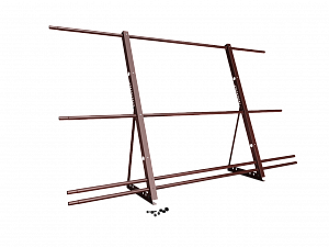 Ограждение кровли со снегозадержанием H=1200мм L=2000мм Оптимальное RAL 3009
