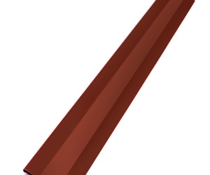 Планка начальная, длина 3 м, Порошковое покрытие, RAL 3011 (Коричнево-красный) 