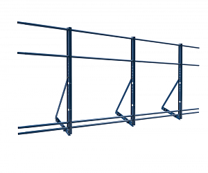 Ограждение ROLLED на Фальцевую кровлю Эконом H=1200мм L=3000мм со снегозадержанием