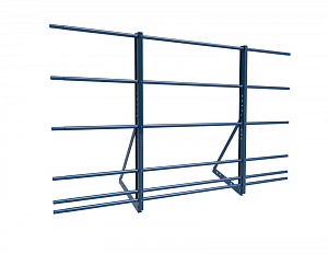 Ограждение кровли ROLLED ZN Универсальное H=1200мм L=2000мм со снегозадержанием с 2-я доп. трубами