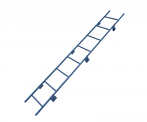Лестница Кровельная Универсальная Эконом 2900мм (6 кронштейнов)