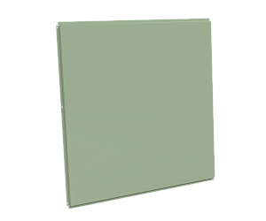 Фасадная кассета 1160х1160 открытого типа, толщина 1 мм, RAL 6019 (Бело-зеленый)