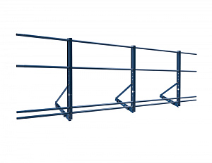 Ограждение ROLLED на Фальцевую кровлю Эконом H=900мм L=3000мм со снегозадержанием