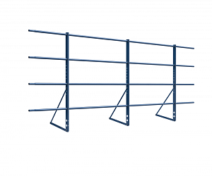 Ограждение DECO Оптимальное H=1200 L=3000мм с 4-я трубами (ТУ)